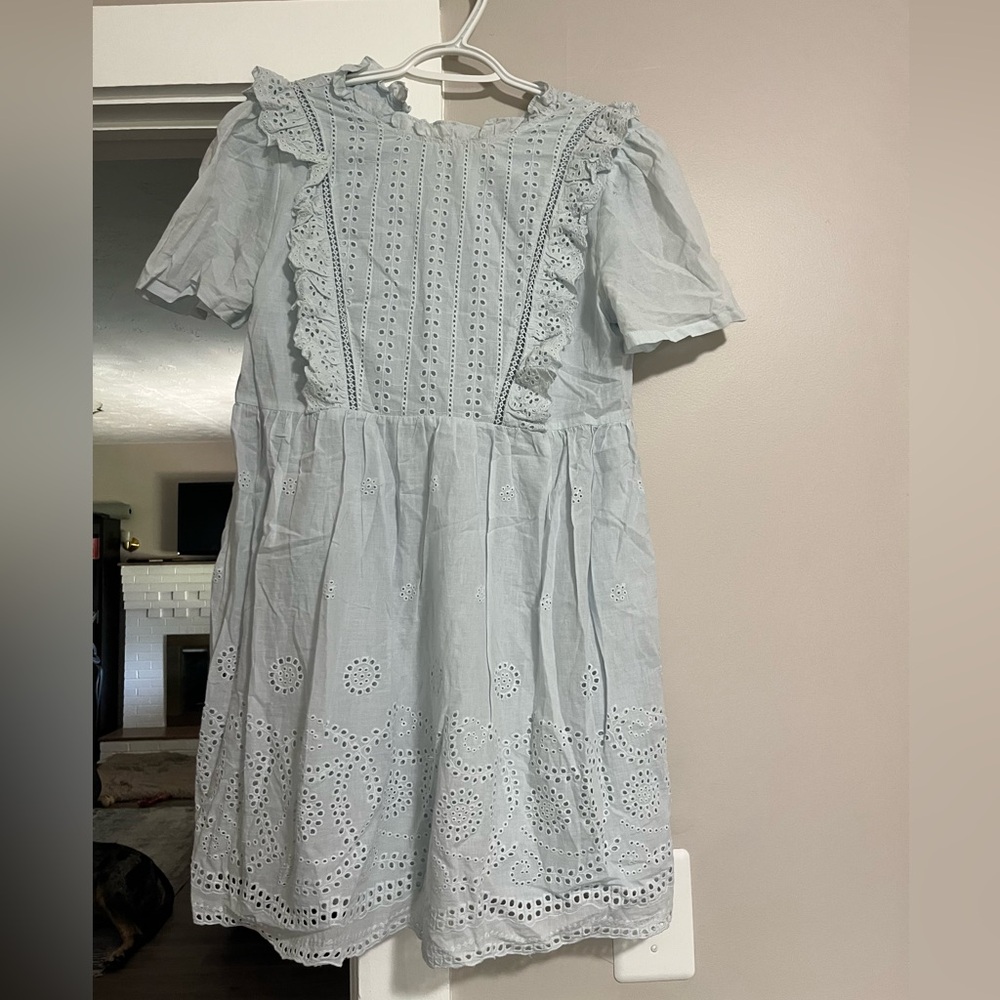 Mini Baby Blue Altar’d State Dress